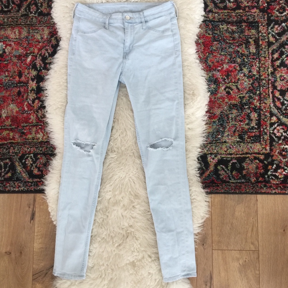 🌲2 for $20 &Denim skinny light blue jeans